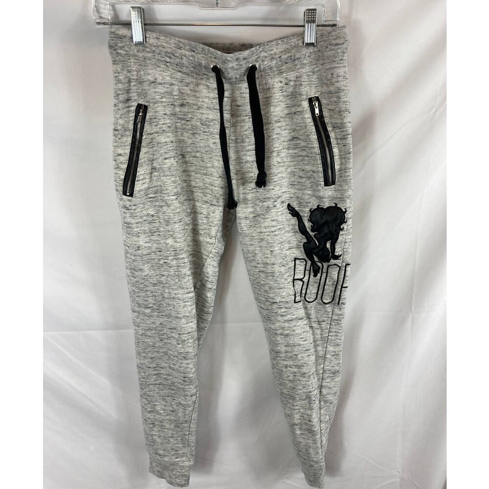Universal Studios Betty Boop Heather Grey Jogger sweatpants Size XS